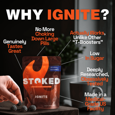 IGNITE Advanced Testosterone Support Gummies - STOKED Nutrition