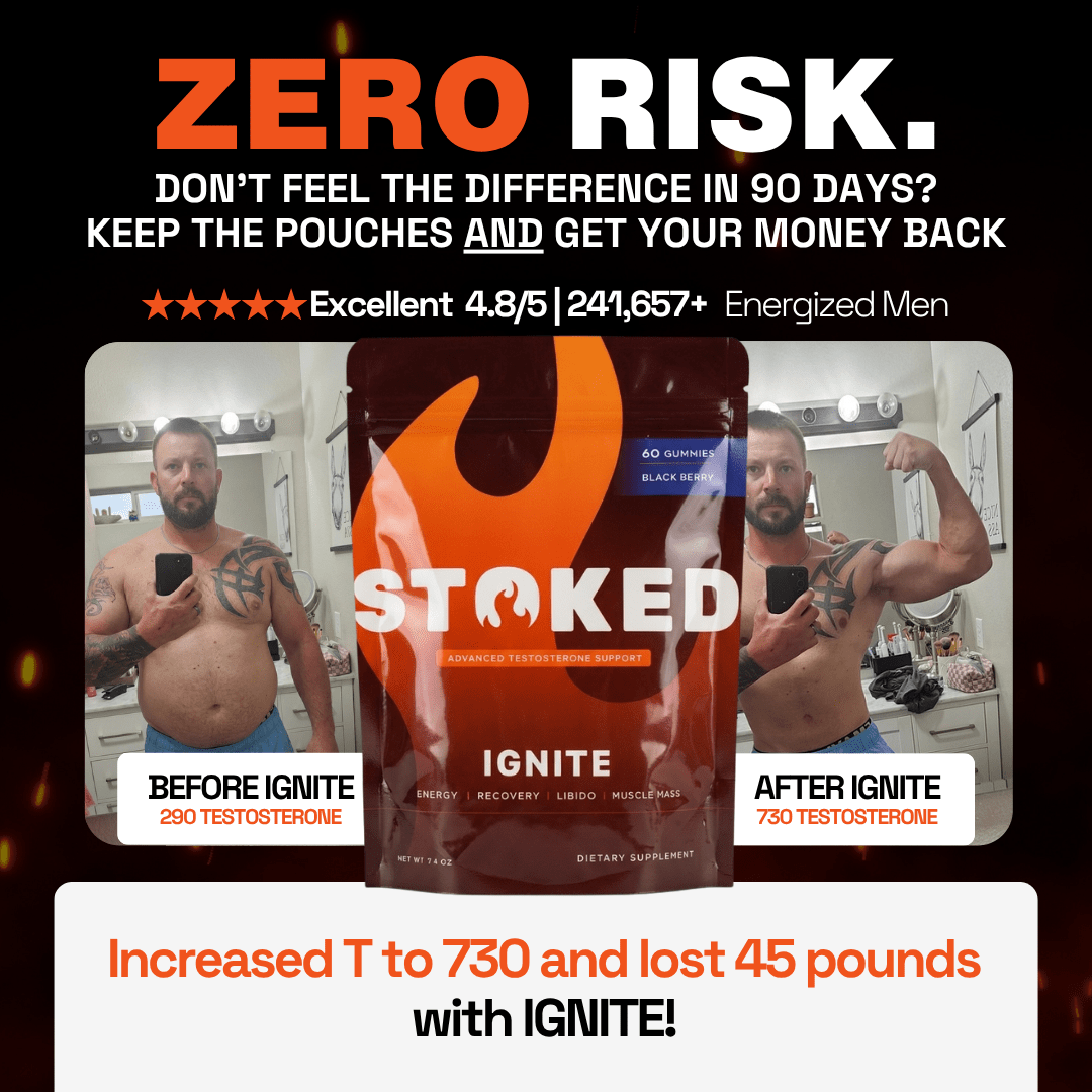 IGNITE Advanced Testosterone Support Gummies - STOKED Nutrition